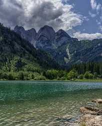 Gosauschmied Gosau Upper Austria Oberoesterreich Lake Summer Panorama Shoreline Stock Image - 024584 - 09-07-2015 - 7125x8737 Pixel Gosauschmied Gosau Upper Austria Oberoesterreich Lake Summer Panorama Shoreline Stock Image Fine Art Pictures Art Photography For Sale Creek Images Beach Fine...