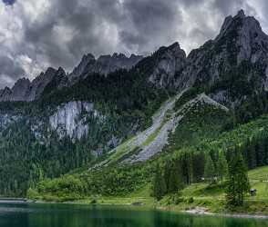 Seeklausalm Gosausee Upper Austria Oberoesterreich Lake Summer Panorama Stock Image - 024574 - 09-07-2015 - 11859x10075 Pixel Seeklausalm Gosausee Upper Austria Oberoesterreich Lake Summer Panorama Stock Image Art Photography For Sale Modern Art Prints Stock Photos Color Sunshine...