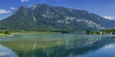 Steeg Hallstaettersee Salzburg Salzkammergut Lake Summer Panorama Viewpoint - 024527 - 06-07-2015 - 23086x6659 Pixel Steeg Hallstaettersee Salzburg Salzkammergut Lake Summer Panorama Viewpoint Fine Art Photography For Sale Outlook Art Printing Coast Prints Order Mountain Barn...