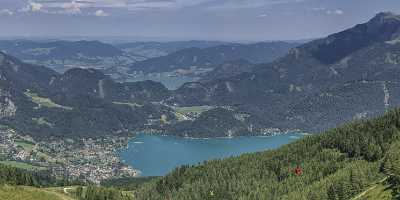 Sankt Gilgen Zwoelferhorn Schafberg Wolfgangsee Salzburg Salzkammergut Lake - 025613 - 04-08-2018 - 19892x7718 Pixel Sankt Gilgen Zwoelferhorn Schafberg Wolfgangsee Salzburg Salzkammergut Lake Royalty Free Stock Photos Order Art Photography Gallery Panoramic Shore Fine Art...