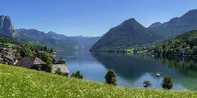 Grundlsee Steiermark Styria Lake Forest Summer Panorama Viewpoint Town Western Art Prints For Sale - 024695 - 11-07-2015 - 19957x7102 Pixel Grundlsee Steiermark Styria Lake Forest Summer Panorama Viewpoint Town Western Art Prints For Sale Sky Fine Art Landscape Photography Coast Leave Sea Fine Art...