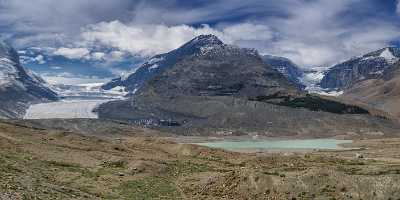 Columbia Icefield Jasper Alberta Canada Panoramic Landscape Photography Fine Art Giclee Printing - 017047 - 23-08-2015 - 21145x7756 Pixel Columbia Icefield Jasper Alberta Canada Panoramic Landscape Photography Fine Art Giclee Printing Fog Stock Photos Fine Art Cloud Fine Art Landscapes Fine Art...