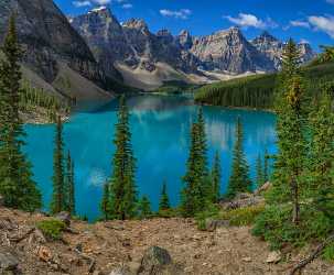 Moraine Lake Louise Alberta Canada Panoramic Landscape Photography Fine Arts - 016878 - 18-08-2015 - 12370x10193 Pixel Moraine Lake Louise Alberta Canada Panoramic Landscape Photography Fine Arts Fine Art Photography Gallery Fine Art Photo Fine Art Landscape Photography Tree...