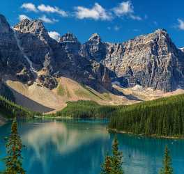 Moraine Lake Louise Alberta Canada Panoramic Landscape Photography Fine Art Photography For Sale - 017369 - 18-08-2015 - 19441x18443 Pixel Moraine Lake Louise Alberta Canada Panoramic Landscape Photography Fine Art Photography For Sale Tree Outlook Fine Art Posters Photo Fine Art Color Fine Art...