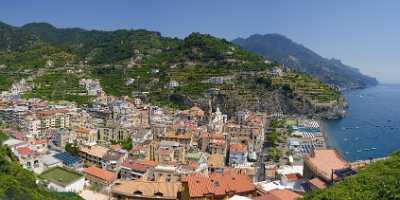 Minori Tyrrhenian Sea Town Italy Campania Summer Viewpoint Art Photography Gallery Pass - 013269 - 05-08-2013 - 16125x7116 Pixel Minori Tyrrhenian Sea Town Italy Campania Summer Viewpoint Art Photography Gallery Pass Hi Resolution Outlook City Art Prints Island Shoreline Modern Art Prints...