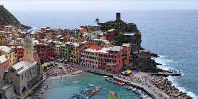 Vernazza Cinque Terre Ocean Town Viewpoint Cliff Port Snow Art Photography For Sale - 002133 - 18-08-2007 - 9165x4329 Pixel Vernazza Cinque Terre Ocean Town Viewpoint Cliff Port Snow Art Photography For Sale Fine Art Photography Modern Wall Art Summer Landscape Photography Barn Art...