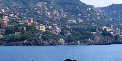 Recco Liguria Genua Ocean Houses Clif Beach Sky City Animal Fine Art Photographer - 002348 - 24-08-2007 - 19468x4136 Pixel Recco Liguria Genua Ocean Houses Clif Beach Sky City Animal Fine Art Photographer Fine Art Photography Prints For Sale River Landscape Photography Coast Fine...