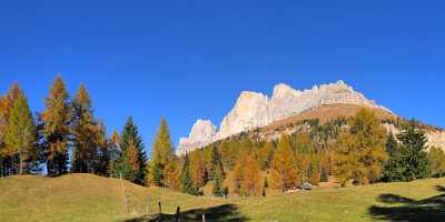 Karerpass Costalunga Rosengarten Tirol Landschaft Herbst Island Country Road Prints Cloud Sky - 001251 - 15-10-2007 - 15085x4417 Pixel Karerpass Costalunga Rosengarten Tirol Landschaft Herbst Island Country Road Prints Cloud Sky Fine Art Nature Photography Image Stock Autumn River Pass Royalty...