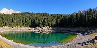 Karersee Lago Di Carezza Karerpass Tirol Landschaft Landscape Barn Fine Art Landscape View Point - 001259 - 15-10-2007 - 10557x4160 Pixel Karersee Lago Di Carezza Karerpass Tirol Landschaft Landscape Barn Fine Art Landscape View Point Autumn Fine Art America Mountain Fine Art Photography Galleries...