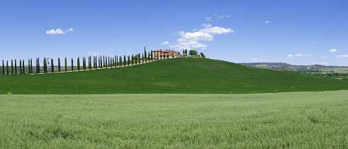Tuscany Tuscany - Toscana - Toskana - Italy - Hill - Hügel - Spring - Color - Colorful - Outlook - Overlook - Viewpoint -...