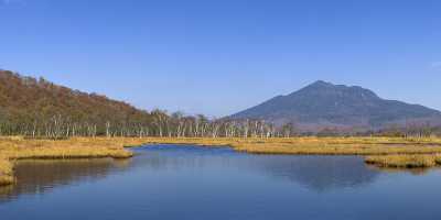 Oze Gahara Marshland Nationalpark Katashina Mura Autumn Park Nature Royalty Free Stock Images - 016083 - 21-10-2008 - 12809x4150 Pixel Oze Gahara Marshland Nationalpark Katashina Mura Autumn Park Nature Royalty Free Stock Images Mountain Lake Island Sea Photo Shoreline Modern Wall Art Stock...