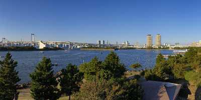 Tokyo Odaiba Skyline City Rainbow Bridge Viewpoint Panorama Pass Town Order Stock Images Photo Fog - 013910 - 27-10-2013 - 18352x6172 Pixel Tokyo Odaiba Skyline City Rainbow Bridge Viewpoint Panorama Pass Town Order Stock Images Photo Fog Fine Art Photo Nature Prints Western Art Prints For Sale...