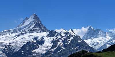 Grindelwald Bachalpsee Wetterhorn Schreckhorn Baerglistock Ewigschneehorn Sunshine - 001844 - 16-07-2007 - 27482x4203 Pixel Grindelwald Bachalpsee Wetterhorn Schreckhorn Baerglistock Ewigschneehorn Sunshine Fine Art Nature Photography Fine Art Landscapes Fine Art Pictures Winter Fine...