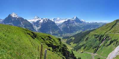 Grindelwald First Wetterhorn Eiger Stock Image Prints Sale Fine Art Foto - 001834 - 16-07-2007 - 13945x6478 Pixel Grindelwald First Wetterhorn Eiger Stock Image Prints Sale Fine Art Foto Famous Fine Art Photographers Fine Arts Photography Summer Shore Photography Prints For...