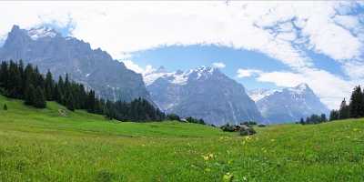 Grindelwald Grosse Scheidegg Wetterhornn Eiger Modern Wall Art Country Road Leave - 001890 - 17-07-2007 - 8897x4389 Pixel Grindelwald Grosse Scheidegg Wetterhornn Eiger Modern Wall Art Country Road Leave Fine Art Landscapes Art Photography Gallery Snow Barn Hi Resolution Sunshine...