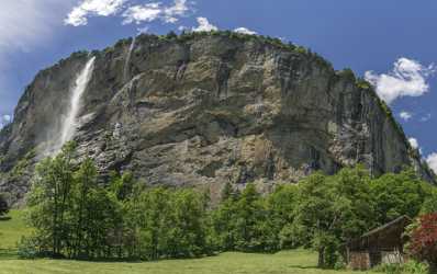 Lauterbrunnen Staubbachfall Wasserfall Waterfall Grass Barn Jungfrau Flower Forest Panoramic - 021695 - 10-06-2017 - 11146x6995 Pixel Lauterbrunnen Staubbachfall Wasserfall Waterfall Grass Barn Jungfrau Flower Forest Panoramic Photography Prints For Sale Images Fine Art Landscape Photography...