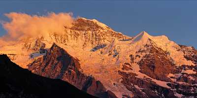 Wengen Jungfrau Silberhorn Sunset Art Photography For Sale Creek Fine Art Nature Photography Summer - 001810 - 15-07-2007 - 10619x4313 Pixel Wengen Jungfrau Silberhorn Sunset Art Photography For Sale Creek Fine Art Nature Photography Summer Prints For Sale Nature Landscape Snow Fine Art America...