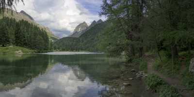 Albula Pass Palpouganasee Berguen Engadin Summer Forest Lake Shore Leave Art Printing Stock Image - 025084 - 21-06-2018 - 16426x7411 Pixel Albula Pass Palpouganasee Berguen Engadin Summer Forest Lake Shore Leave Art Printing Stock Image Prints For Sale Photo Snow What Is Fine Art Photography Fine...