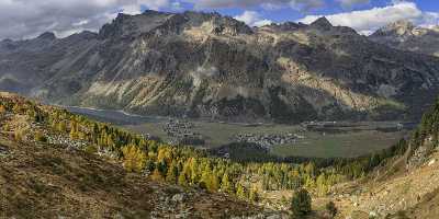 Furtschellas Sils Segl Engadin Lake Autumn Color Panorama Rock Panoramic Modern Art Print - 025383 - 10-10-2018 - 21744x7877 Pixel Furtschellas Sils Segl Engadin Lake Autumn Color Panorama Rock Panoramic Modern Art Print Stock Image Ice Modern Wall Art Fine Arts Fine Art Photographers Fine...