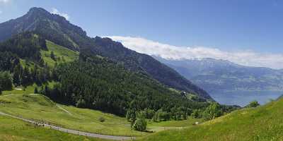 Gersauerberg Gaetterlipass Vierwaldstaettersee Beckenried Sommer Blumen Wiese Wolken Coast Creek - 005474 - 13-06-2009 - 11190x3886 Pixel Gersauerberg Gaetterlipass Vierwaldstaettersee Beckenried Sommer Blumen Wiese Wolken Coast Creek Fine Art Landscape Photography Modern Art Prints Fine Art...