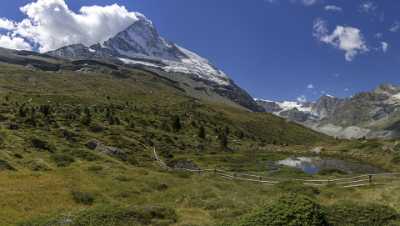 Staffelalp Matterhorn Zermatt Wallis Summer Panoramic Viepoint Lookout Royalty Free Stock Images - 021241 - 17-08-2017 - 12294x6947 Pixel Staffelalp Matterhorn Zermatt Wallis Summer Panoramic Viepoint Lookout Royalty Free Stock Images Creek Fine Art Printer Town Ice Stock Pictures Color Fine Art...