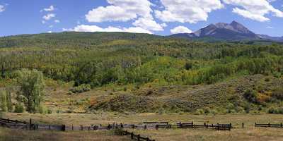 Redstone Mcclure Pass Mount Sopris Colorado Ranch Farm Image Stock Sale - 007343 - 13-09-2010 - 12397x4175 Pixel Redstone Mcclure Pass Mount Sopris Colorado Ranch Farm Image Stock Sale Fine Art Photography Gallery Fine Art Posters Stock Fine Art Landscape Photography Fine...