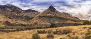 Dayville Dayville Oregon John Day Highway Country Site Forest Fine Art Landscapes Grass Tree View Point Winter Color Fine Art...