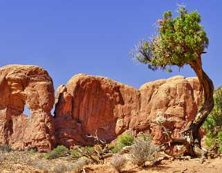 Moab Arches National Park Double Arch Utah Red Fine Art Nature Photography - 012362 - 10-10-2012 - 10627x8280 Pixel Moab Arches National Park Double Arch Utah Red Fine Art Nature Photography Fine Art Landscape Photography Rock View Point Grass Western Art Prints For Sale Fine...