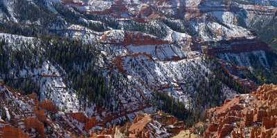 Cedar Breaks National Monument Utah Red Rock Formation Snow Stock Photos Royalty Free Stock Images - 009499 - 13-10-2011 - 15215x4792 Pixel Cedar Breaks National Monument Utah Red Rock Formation Snow Stock Photos Royalty Free Stock Images Senic Coast Panoramic Barn Fine Art Photography For Sale...