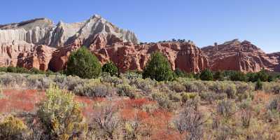 Kodachrome Basin State Park Utah Colorful Landscape Red Leave Creek Fog Fine Art Landscape - 006450 - 12-10-2010 - 8990x4174 Pixel Kodachrome Basin State Park Utah Colorful Landscape Red Leave Creek Fog Fine Art Landscape Fine Art Photos Mountain Fine Art Photography Prints Fine Art Fine...