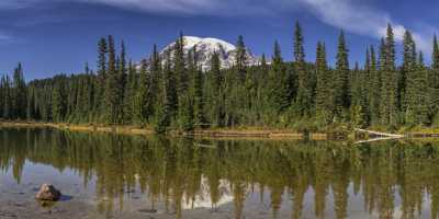 Reflection Lake Longmire Mt Rainer Nationalpark Washington Autumn Image Stock Ice Mountain - 022461 - 04-10-2017 - 12011x5856 Pixel Reflection Lake Longmire Mt Rainer Nationalpark Washington Autumn Image Stock Ice Mountain Fine Art Photographer Fine Art Photos Panoramic Royalty Free Stock...