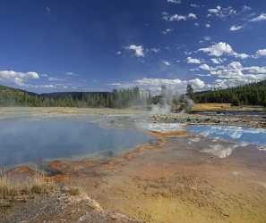 Black Diamond Geyser Yellowstone National Park Wyoming View Mountain Rock Fine Art Landscapes - 015331 - 26-09-2014 - 7303x6151 Pixel Black Diamond Geyser Yellowstone National Park Wyoming View Mountain Rock Fine Art Landscapes Fine Arts Art Printing Grass Autumn Pass Island Stock Images Fine...