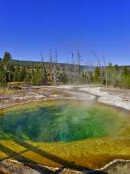 Yellowstone National Park Wyoming Morning Glory Colorful Geyser Sunshine Image Stock Rain - 011771 - 30-09-2012 - 6509x8684 Pixel Yellowstone National Park Wyoming Morning Glory Colorful Geyser Sunshine Image Stock Rain Fine Art Photography For Sale Fine Art Foto Shore Modern Art Print...