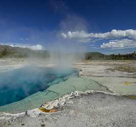 Sapphire Pool Yellowstone National Park Wyoming View Autumn Sky Country Road Grass Nature - 015321 - 26-09-2014 - 7232x6772 Pixel Sapphire Pool Yellowstone National Park Wyoming View Autumn Sky Country Road Grass Nature Landscape Photography Fine Art Giclee Printing Tree What Is Fine Art...