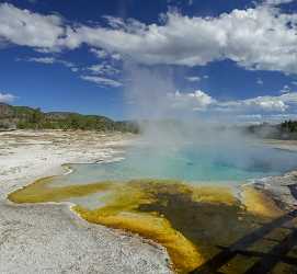 Sapphire Pool Yellowstone National Park Wyoming View Autumn Country Road Stock - 015323 - 26-09-2014 - 7199x6639 Pixel Sapphire Pool Yellowstone National Park Wyoming View Autumn Country Road Stock Fine Arts Photography Images Photo Fine Art Art Prints Fine Art Photographers...