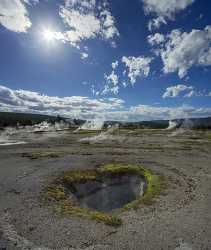 Sapphire Pool Yellowstone National Park Wyoming View Autumn Cloud Stock Images - 015324 - 26-09-2014 - 7285x8632 Pixel Sapphire Pool Yellowstone National Park Wyoming View Autumn Cloud Stock Images Fine Art Giclee Printing Pass Fine Art Photography Prints Fine Art Photography...