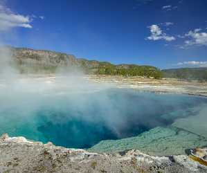 Sapphire Pool Yellowstone National Park Wyoming View Autumn Fine Art Photography Prints For Sale - 015326 - 26-09-2014 - 7311x6103 Pixel Sapphire Pool Yellowstone National Park Wyoming View Autumn Fine Art Photography Prints For Sale Modern Wall Art Landscape Art Prints Stock Fine Art...