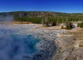 Yellowstone National Park Wyoming Upper Geyser Basin Hot Mountain Panoramic Image Stock - 011758 - 30-09-2012 - 9906x7166 Pixel Yellowstone National Park Wyoming Upper Geyser Basin Hot Mountain Panoramic Image Stock Modern Wall Art Photo Fine Art Fog Fine Art Photos Senic Fine Art...