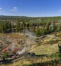 Artists Paintpots Artists Paintpots - Yellowstone National Park - Panoramic - Landscape - Photography - Photo - Print - Nature - Stock...